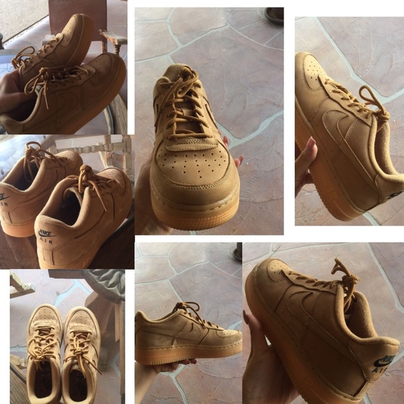 Nike Other - Men Tan Air force 1's